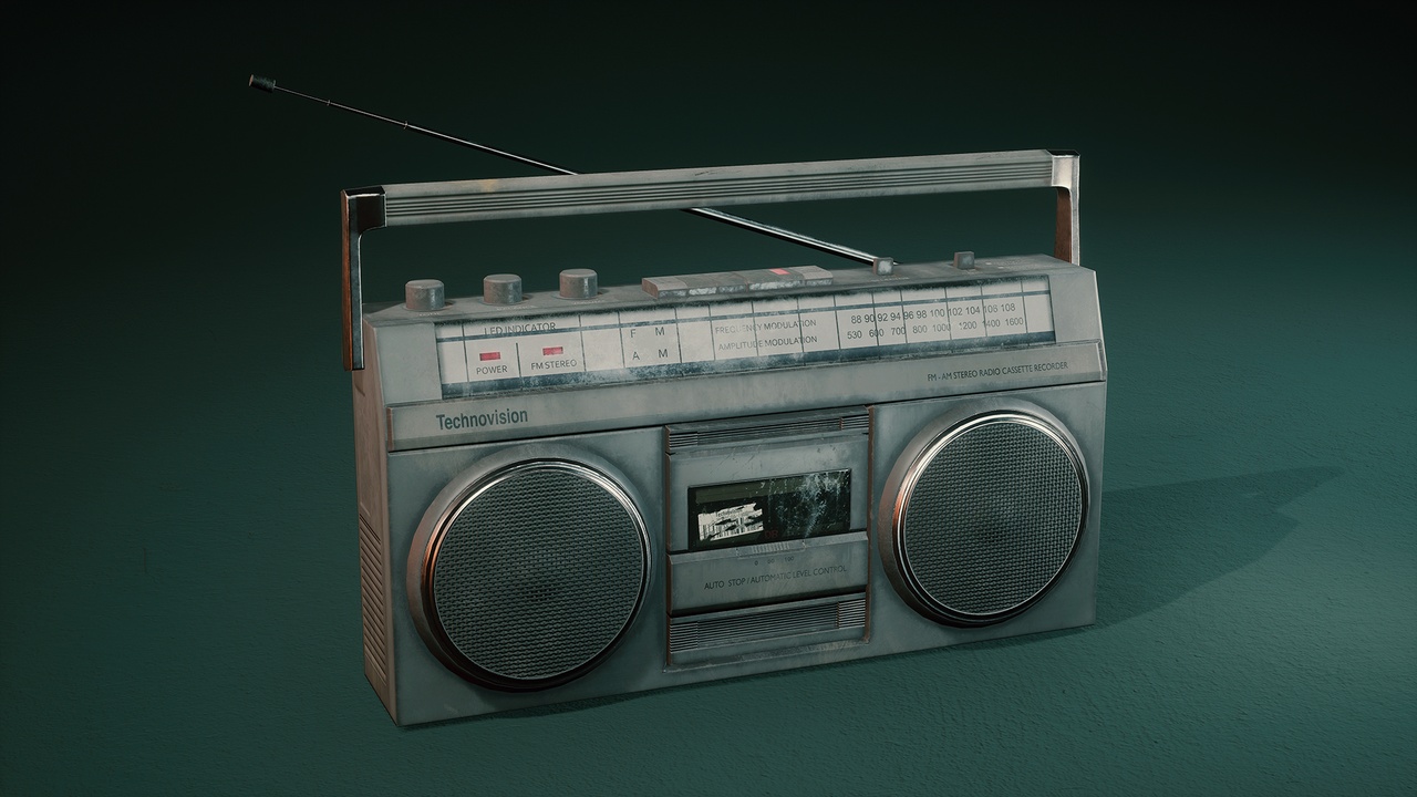Media 1 for listing Radio 80's style retro / Tape recorder
