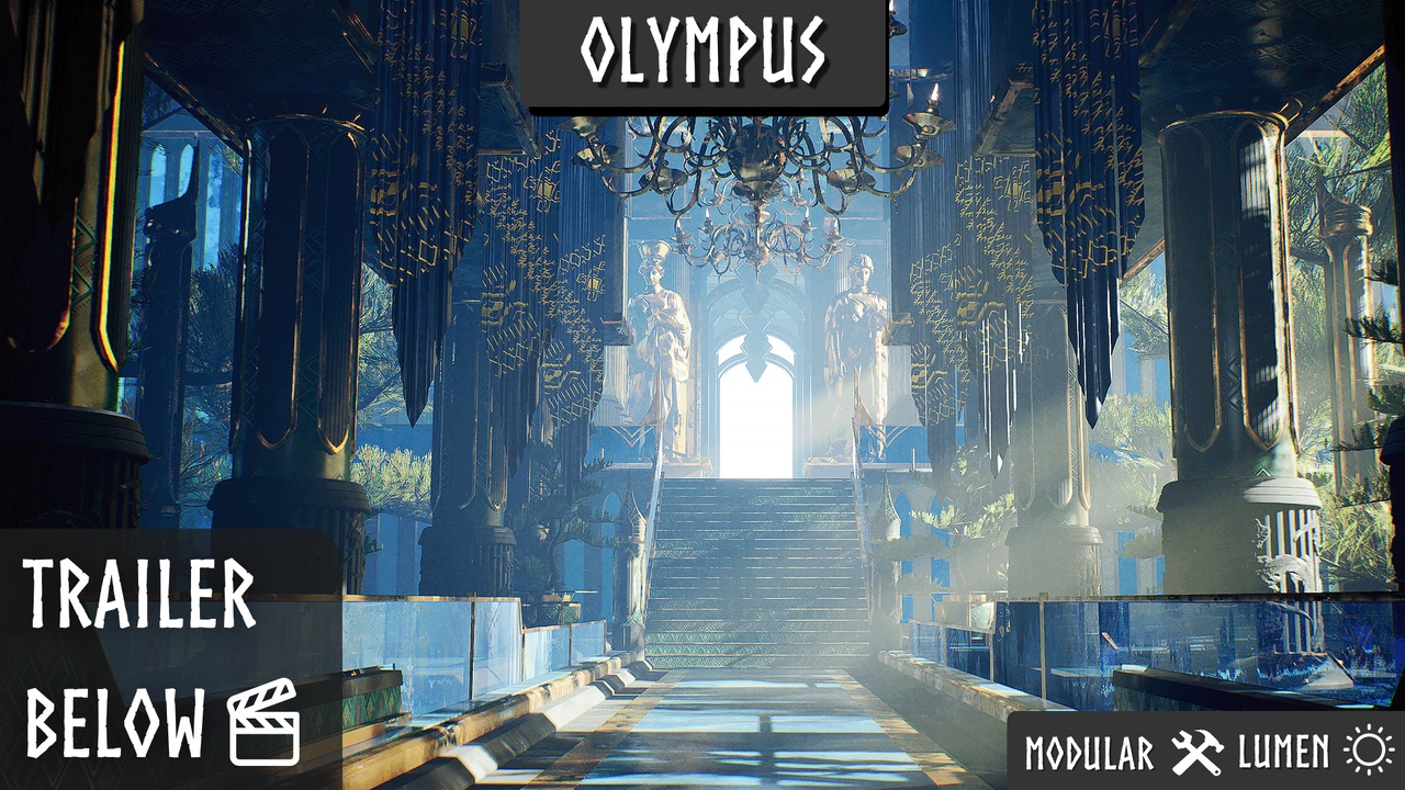 商品 Temple Of The Gods (Ancient Temple, Modular Temple, Cathedral, Temple, Hall) 的媒体 1
