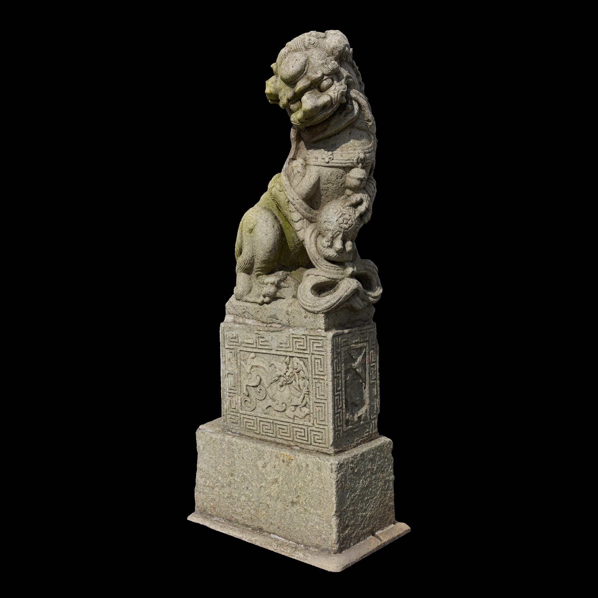Media 1 for listing Stone Lion Drum
