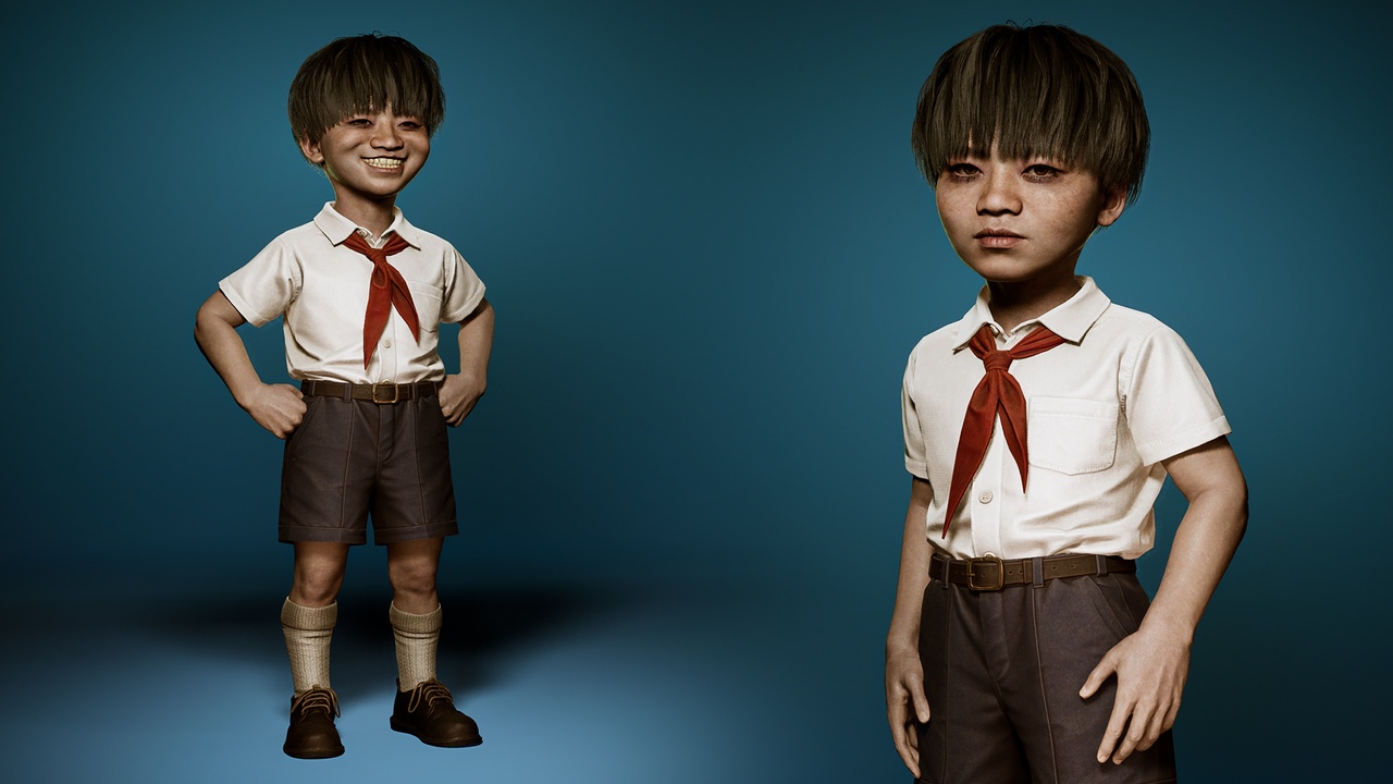 Media 1 for listing Schoolboy – NPC Character | Morph Targets | UE5 | UNITY