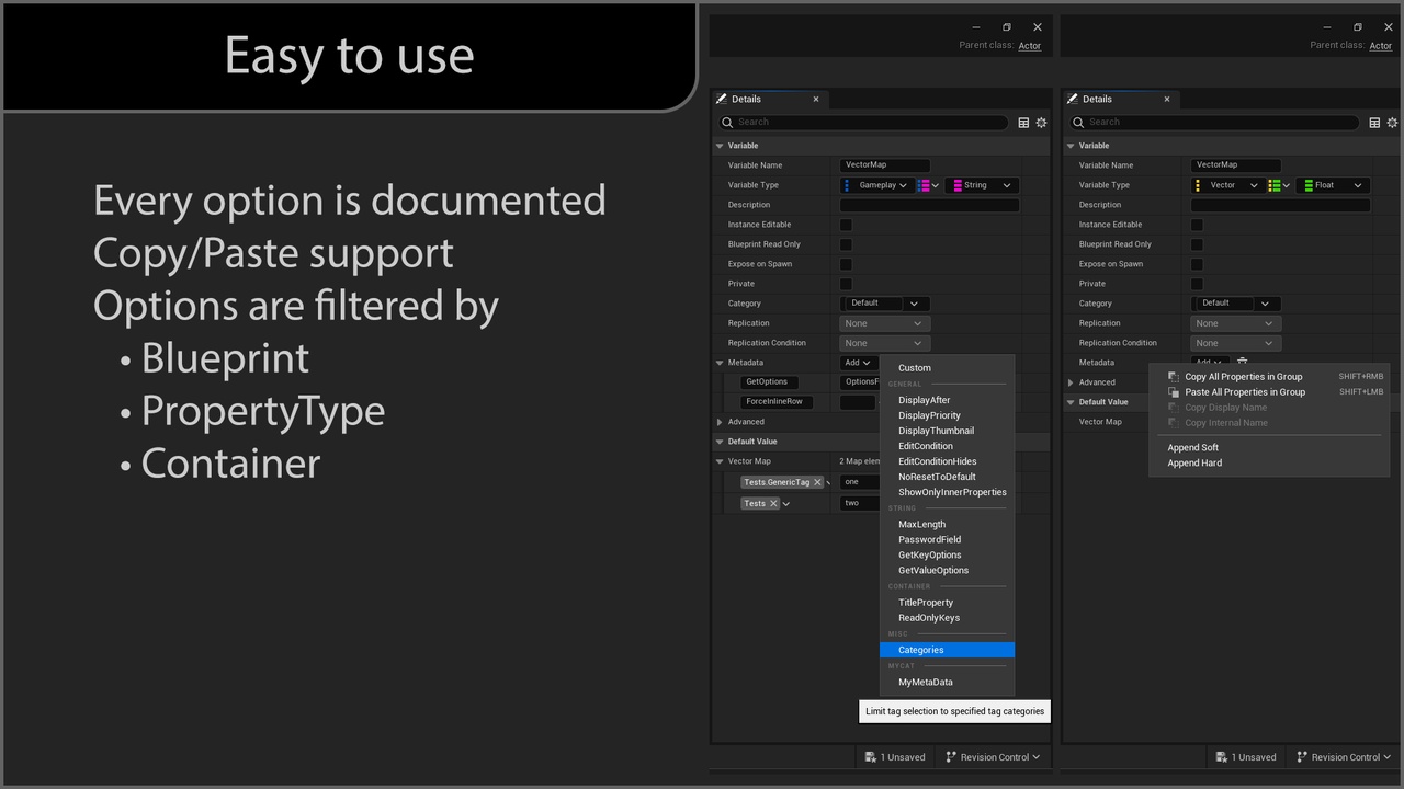 Blueprint Variable Metadata | Fab