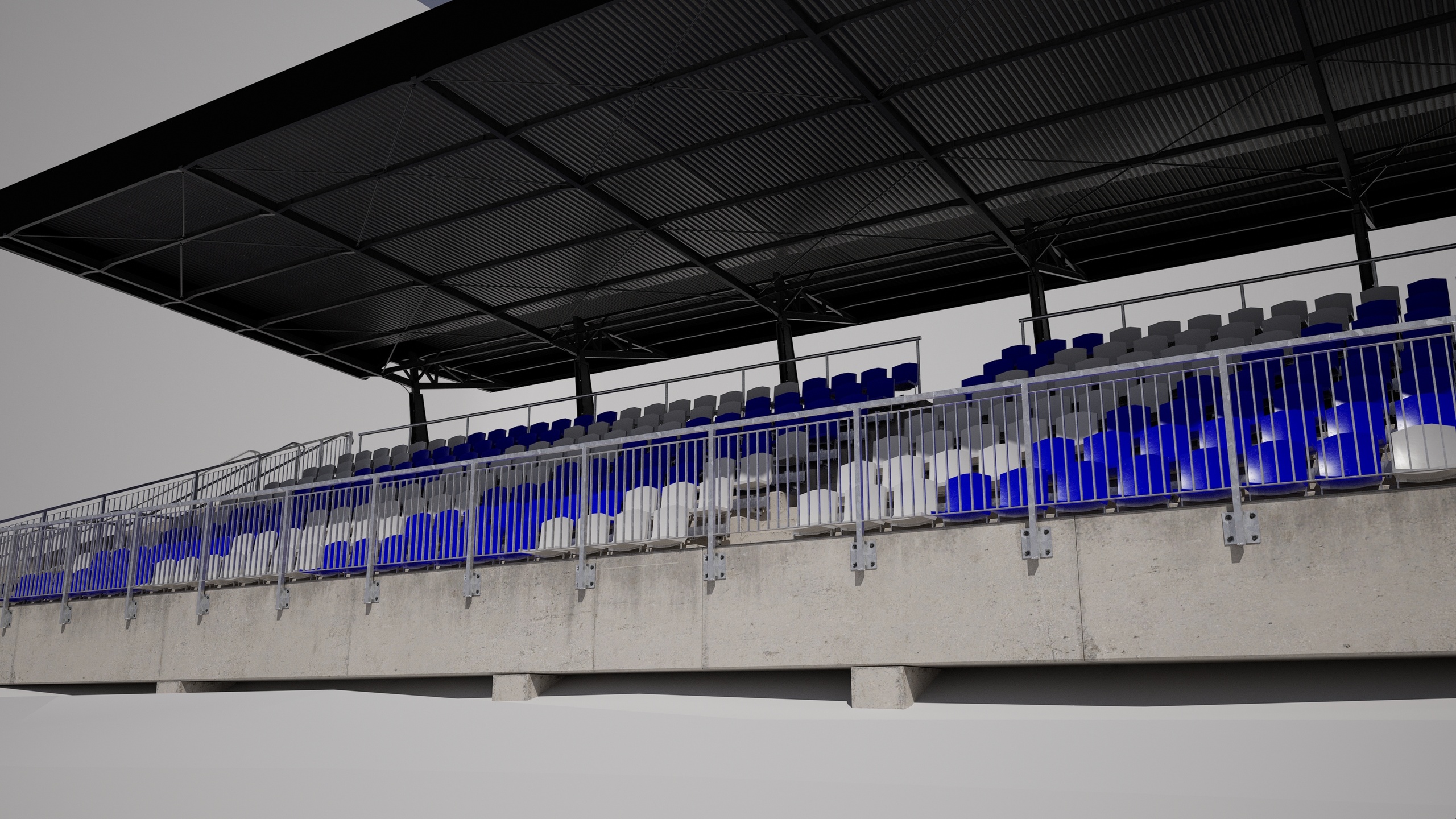 Media 1 for listing Racetrack Grandstand Tribune (2 Variations)
