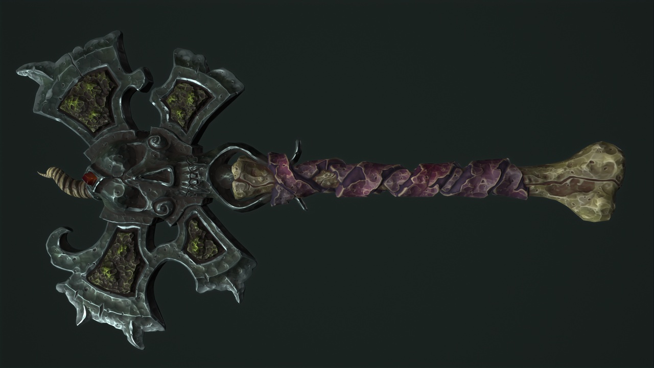 Media 1 for listing Undead poleaxe