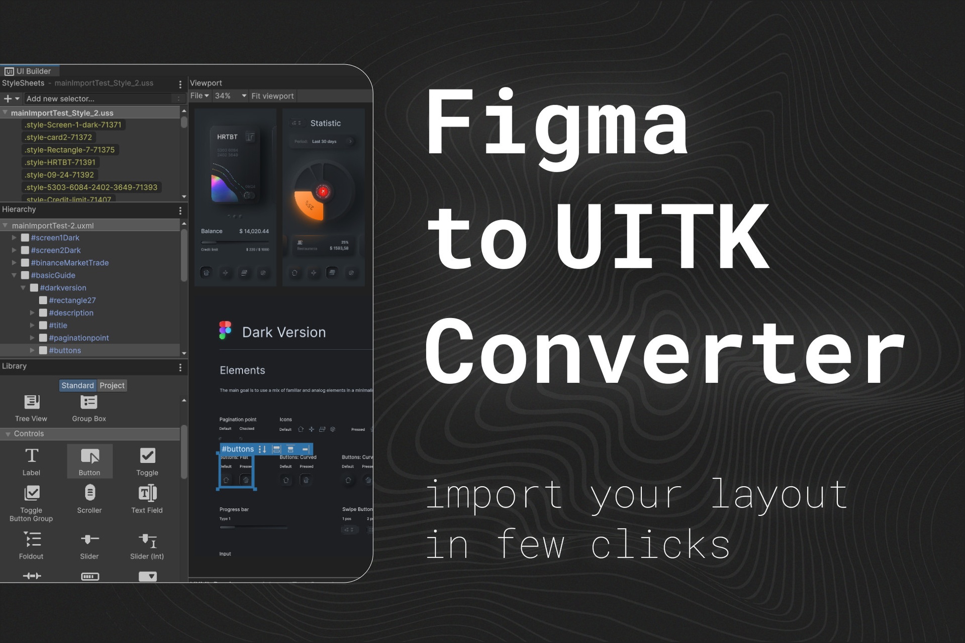 Media 1 for listing Figma to UI Toolkit Converter