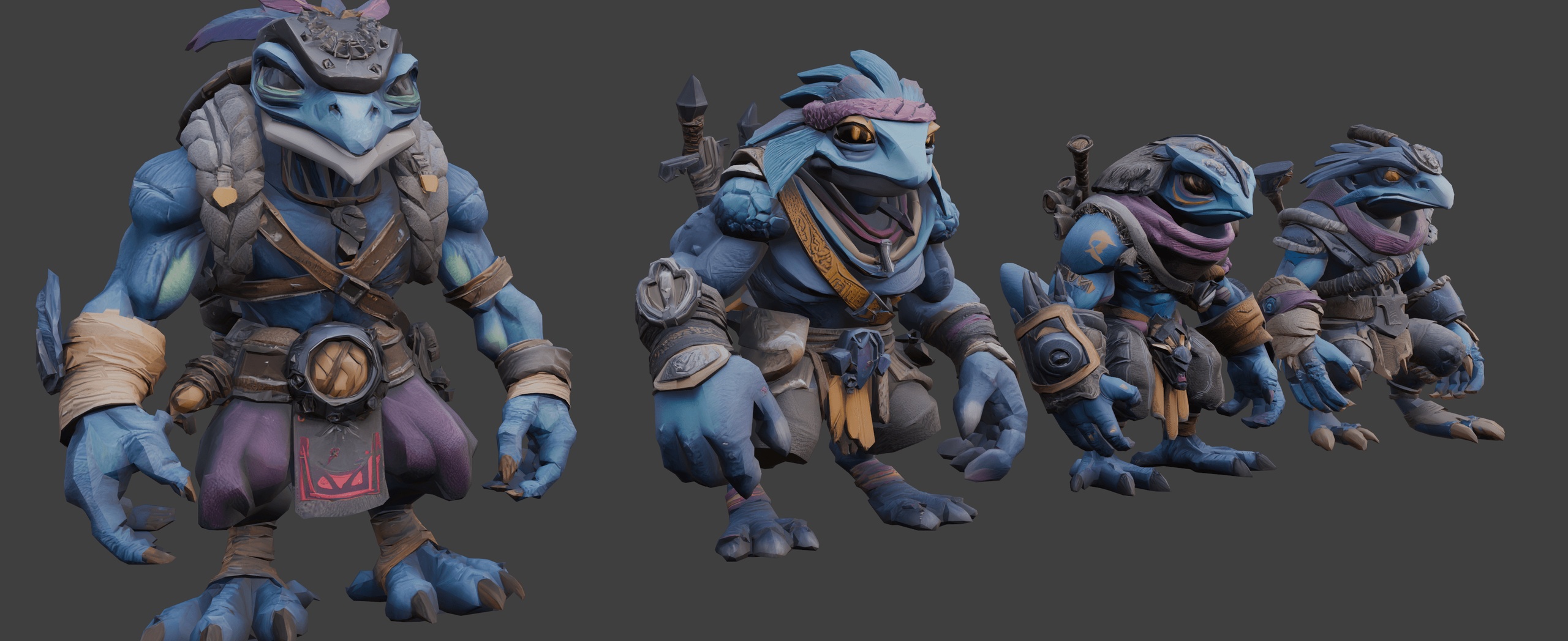Media 1 for listing Fantasy Toad Raiders 🐸(LowPoly)