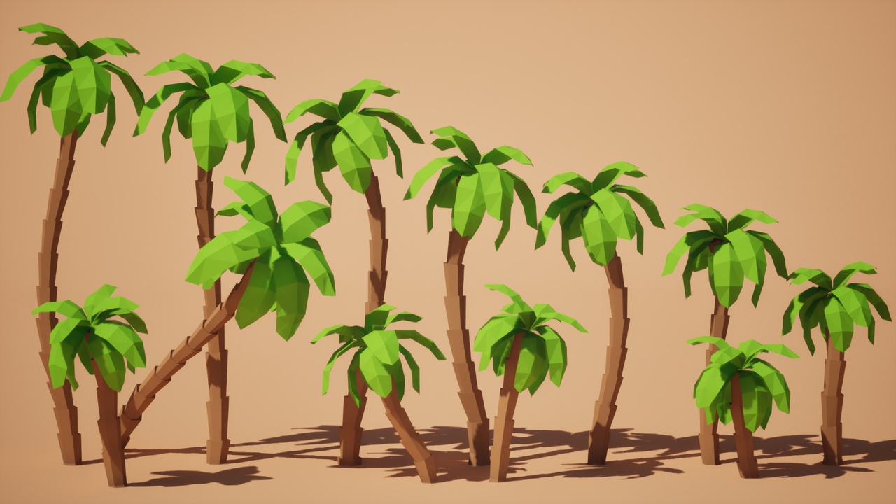 Media 1 for listing Low Poly: Palms