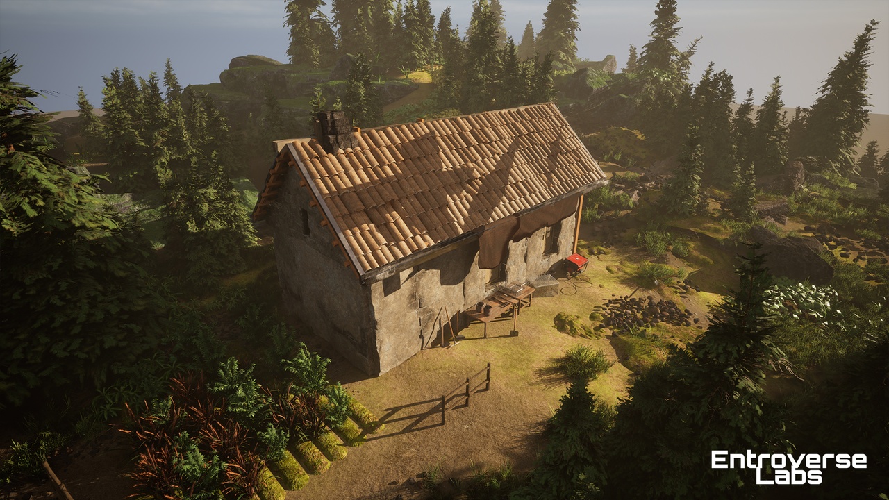 Whispering Cottage – Forest Cabin Environment (Exterior + Interior)