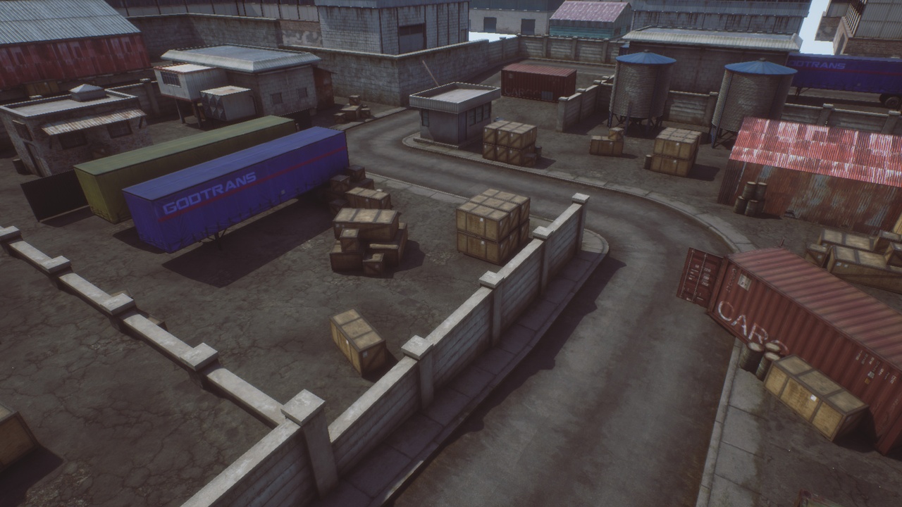 FPS Mobile Game Map v1 with assets