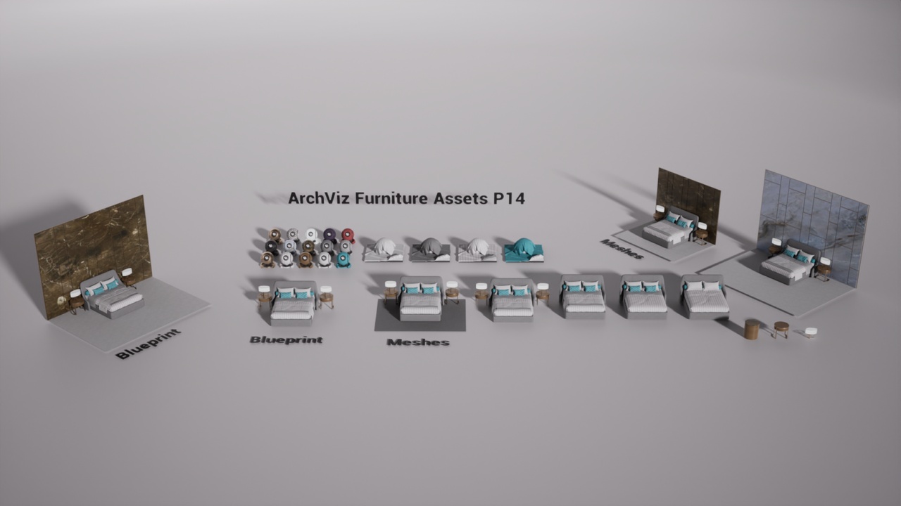 Media 1 for listing ArchViz Furniture Assets P14