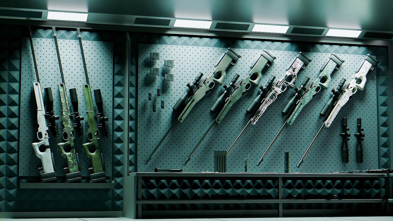 Media 1 for listing AWM Sniper Rifle Pack — Fully Rigged Game Asset