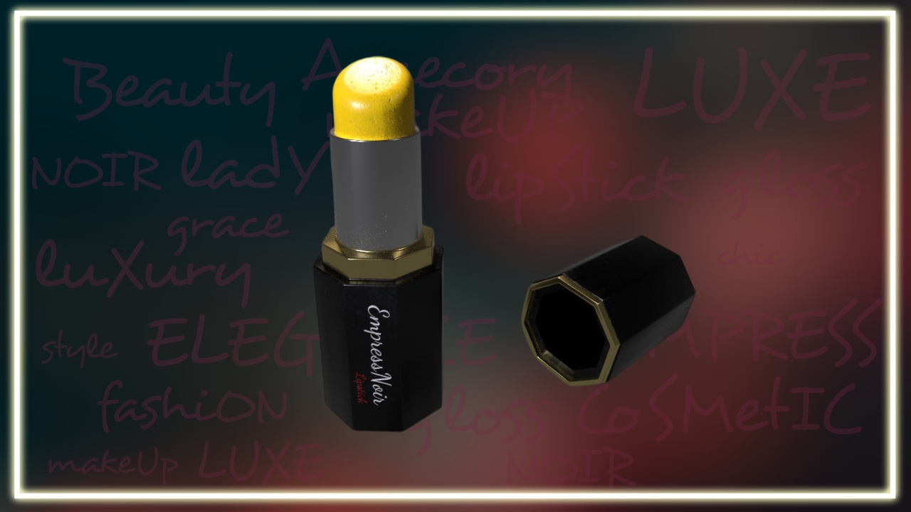 Media 1 for listing 3D - Lipstick Yellow