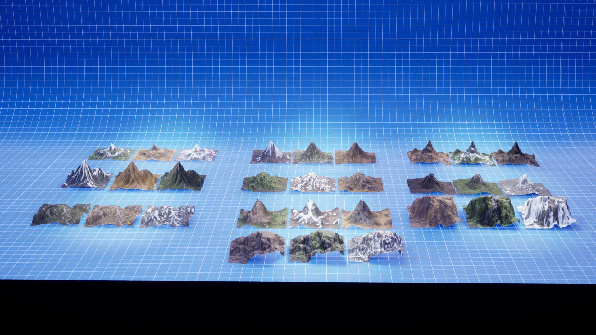 Media 1 for listing Realistic Landscape & Mesh Terrain Vista Pack: Mountains