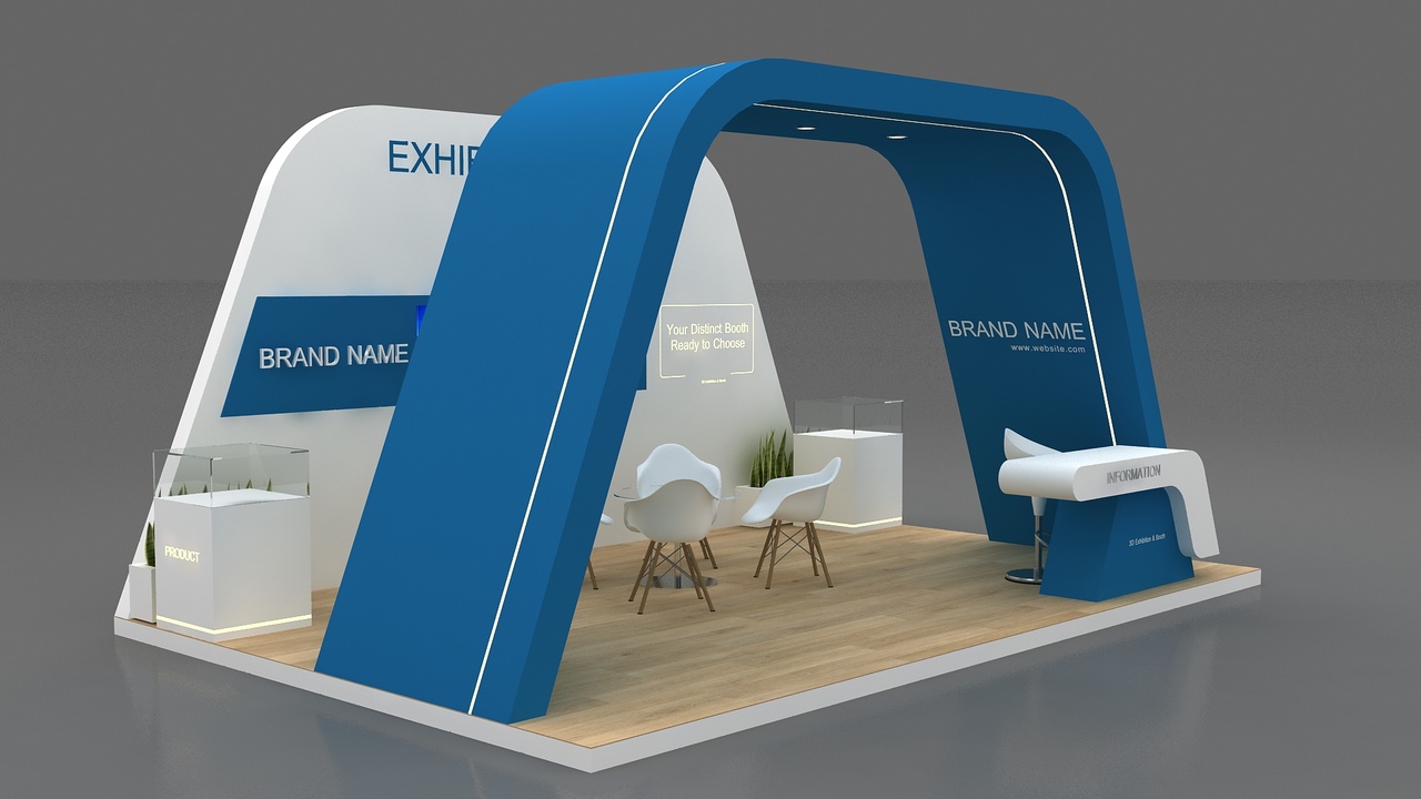 الوسائط 1 للقائمة 3D Trade Show Booth Design