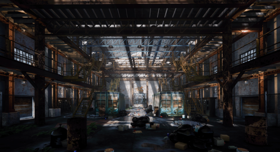Modular Abandoned Warehouse | Fab