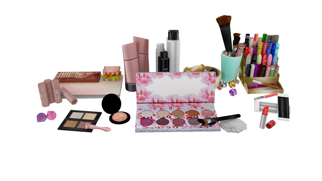 Media 1 for listing Luxury Makeup Table  Cosmetic Props Pack