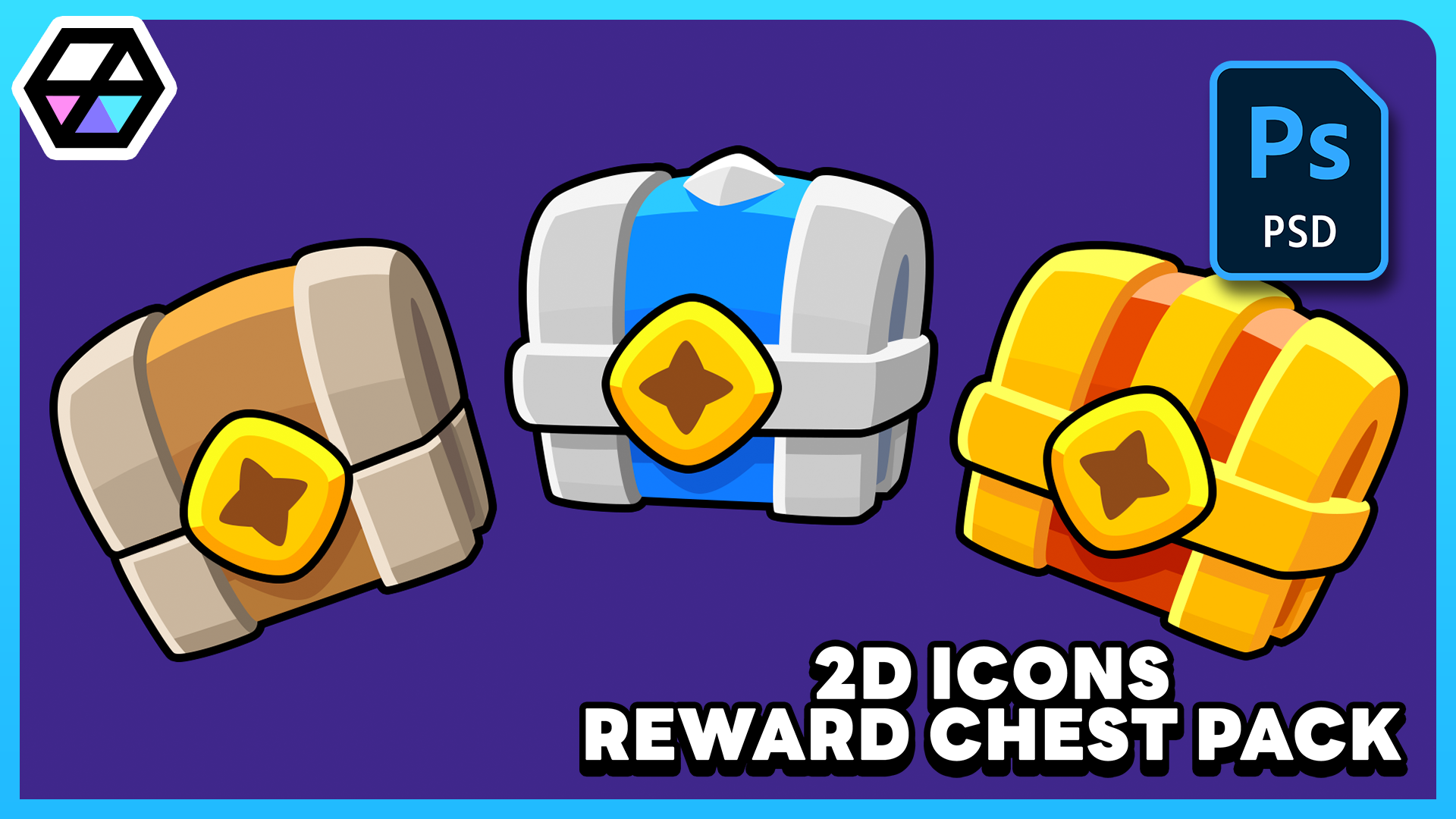 2D Icons - Reward Chest Pack | Fab