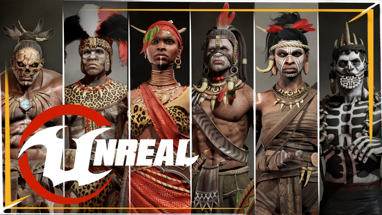 Media 1 for listing African Tribal Warriors Pack 6 in 1