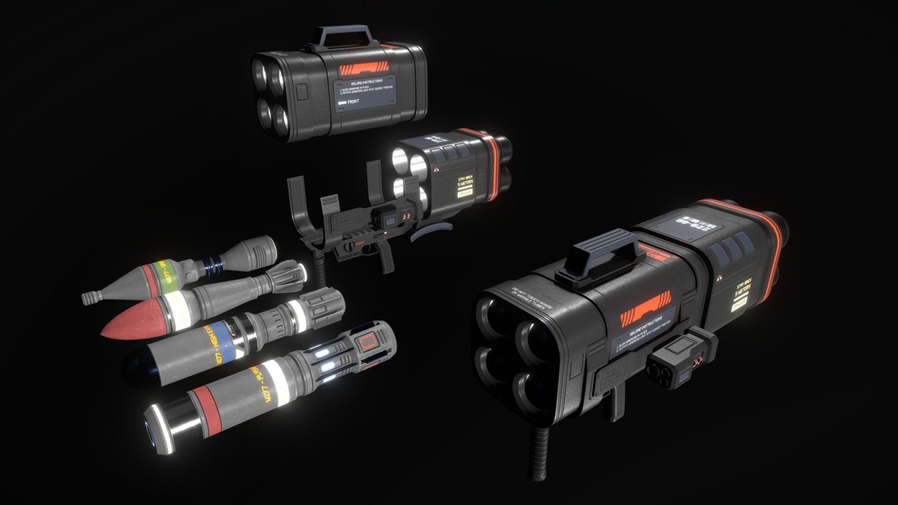 Media 1 for listing Scifi Missile Launcher MSL 889