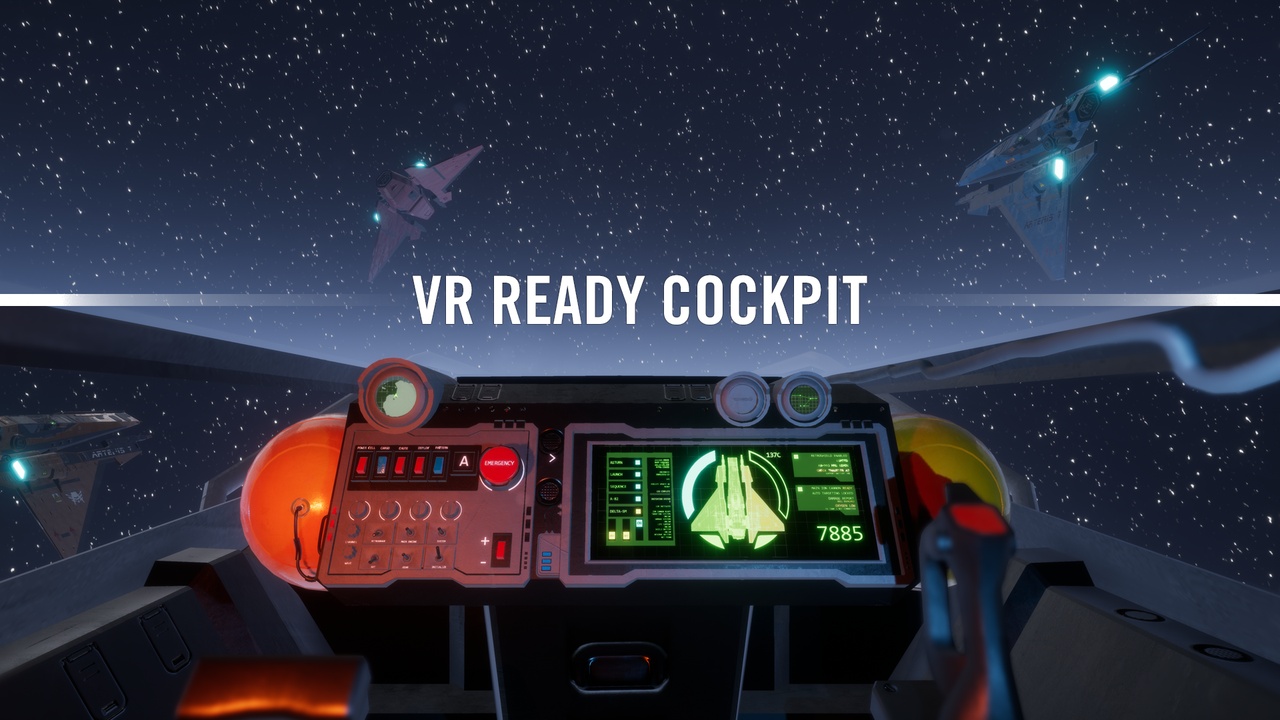 Media 1 for listing Star Fighter Spaceship with Cockpit