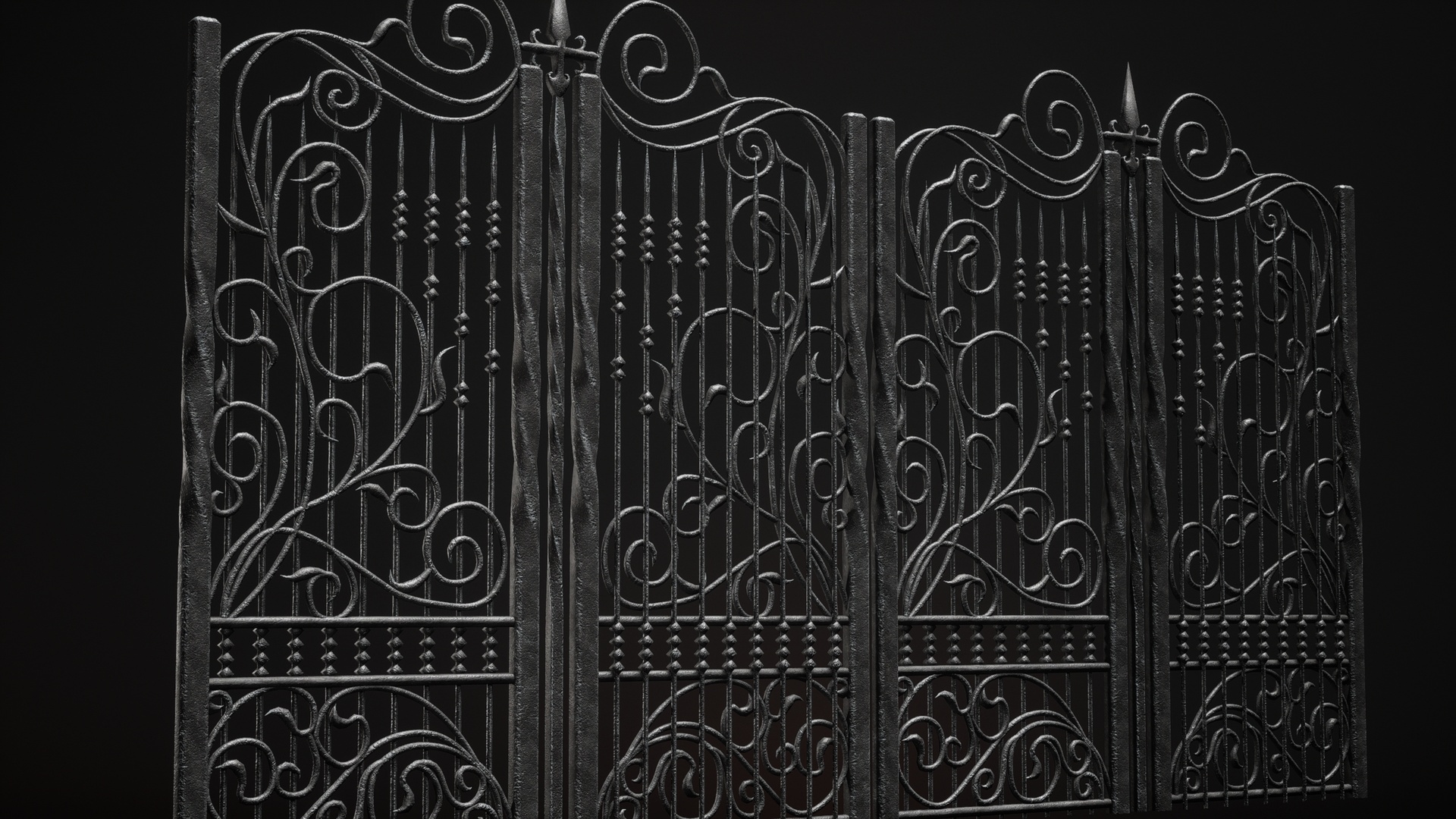 Media 1 for listing Wrought Iron Railing I
