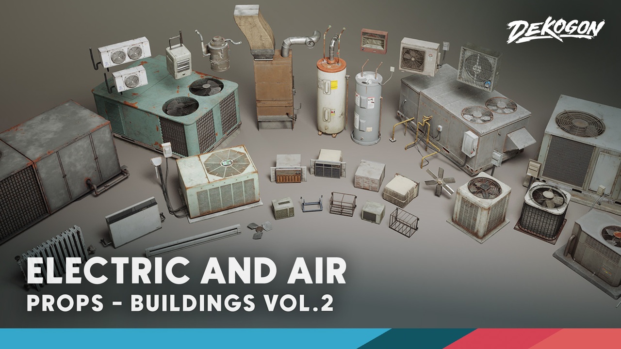 Media 1 for listing Buildings VOL.2 - Electric & Air (Nanite and Low Poly)
