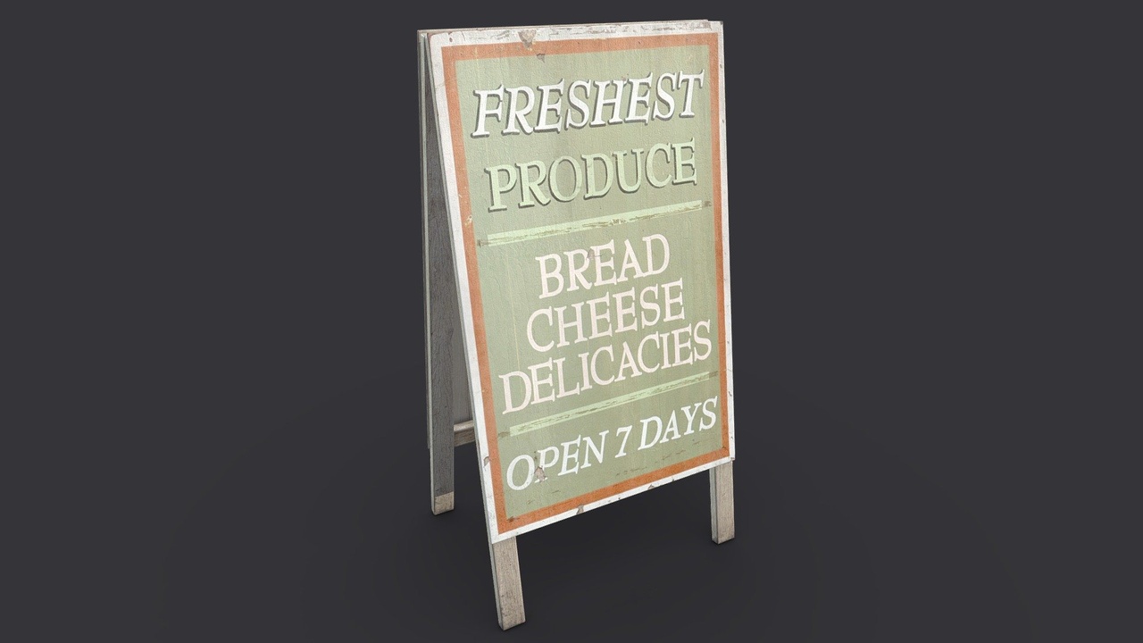 Media 1 for listing Grocery Advertising Sign