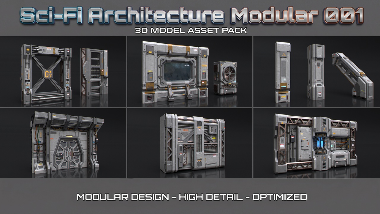 Media 1 for listing SciFi Architecture Modular 01