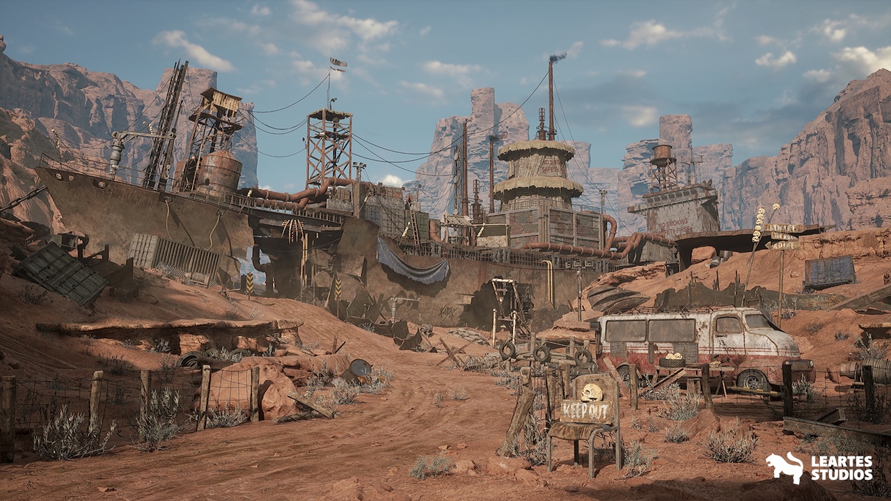 商品 Wasteland Environment ( Wasteland Wasteland Madmax Desert Sand Dry Desert 3D ) 的媒体 1