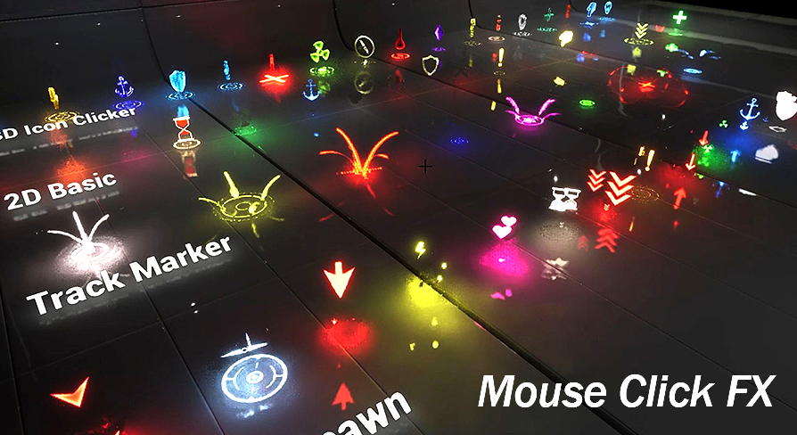 Mouse Click FX. Track marker | Fab