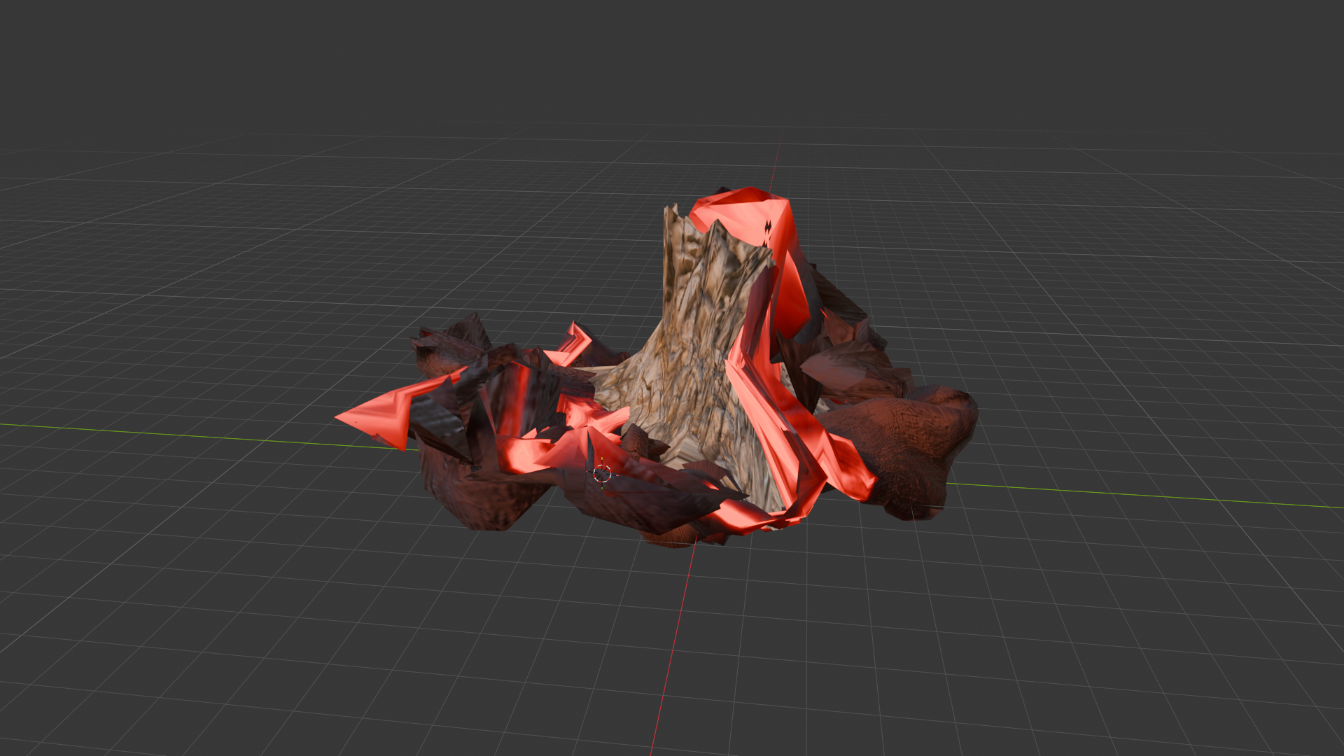 Realistic Volcanic Terrain & Lava Flow – High-Detail 3D Environment | Fab