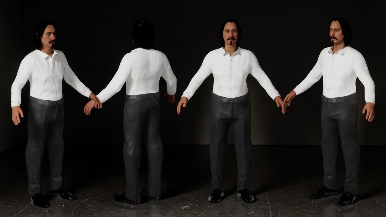 Media 1 for listing Formal Shirt - Metahuman Compatible