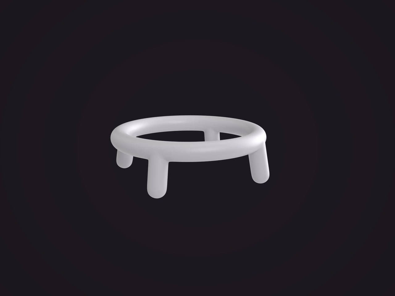 Media 1 for listing White Ring Stand