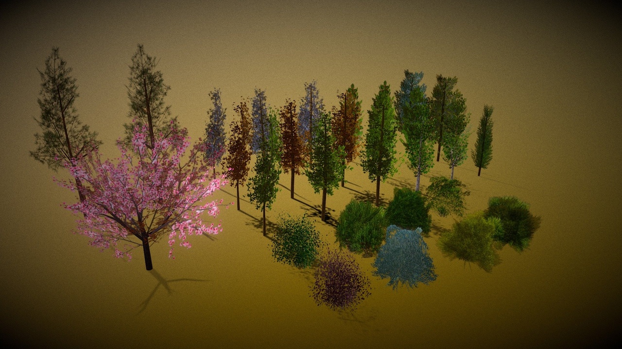 Media 1 for listing Vegetation Asset Pack (Animated)