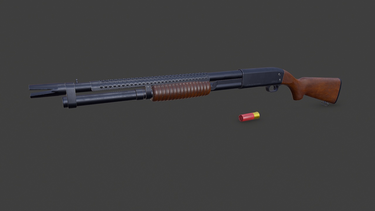 Media 1 for listing Ithaca M37 Trench Gun Low-poly PBR