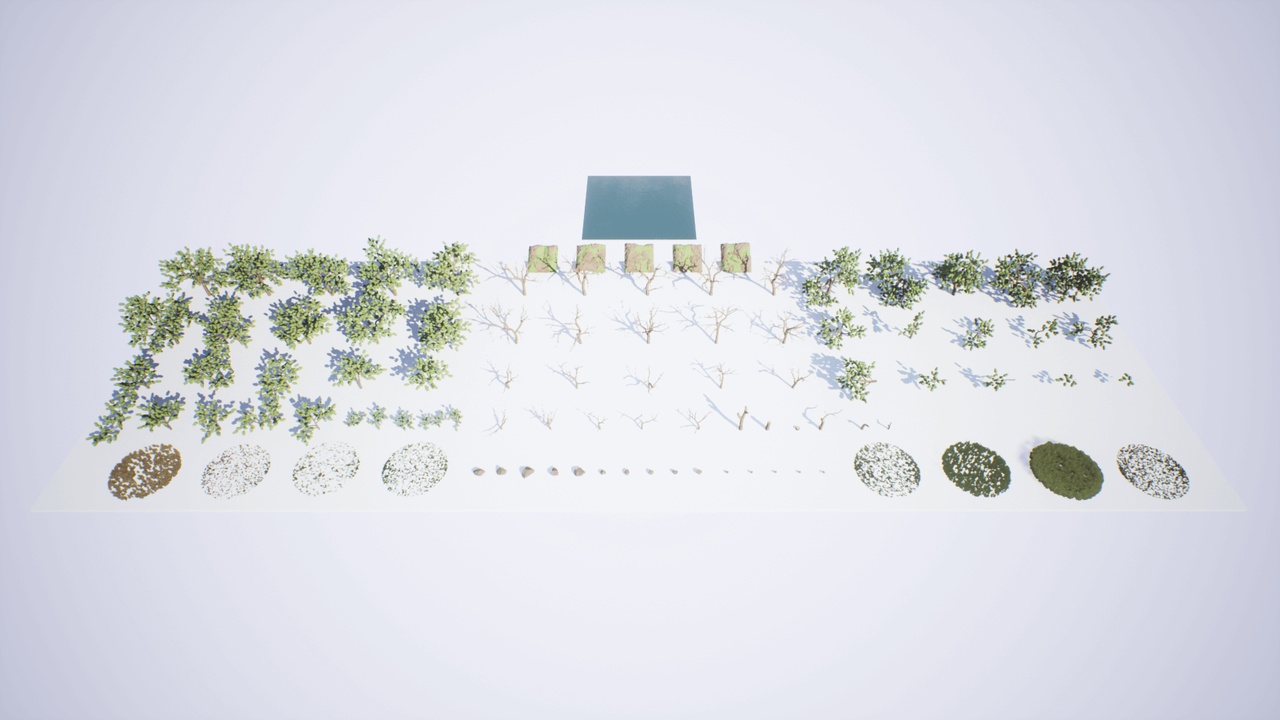 Multimedia 1 para anuncio Low Poly: Oak Forest