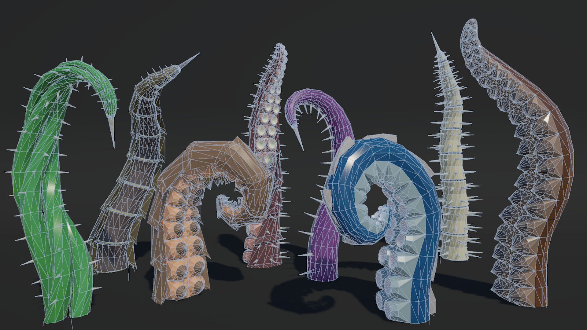 Tentacle - Poly | Fab