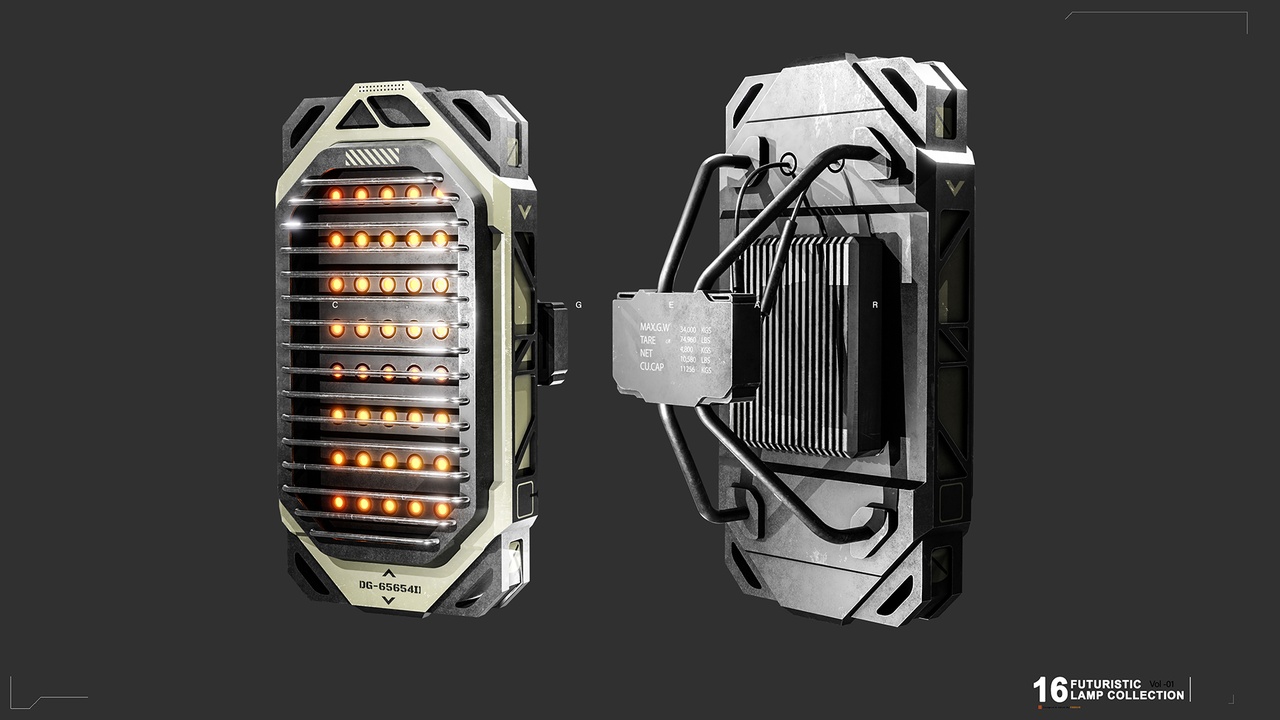 商品 Sci-fi Lamp 的媒体 1