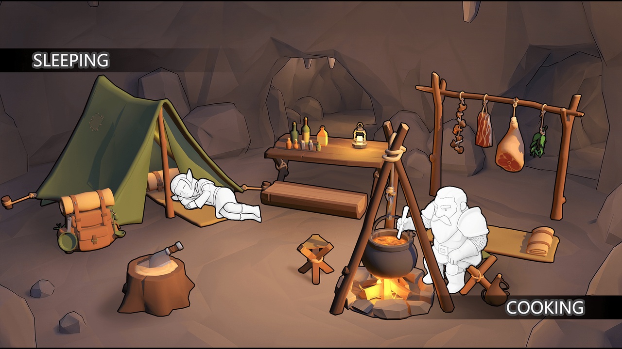 Media 1 for listing Survival Cooking Camp - Stylized RPG Props