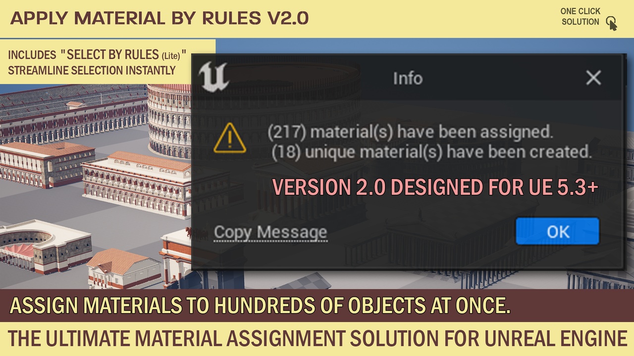 Media 1 for listing Apply Material By Rules V2.0: The Smart Way to Assign and Manage Materials
