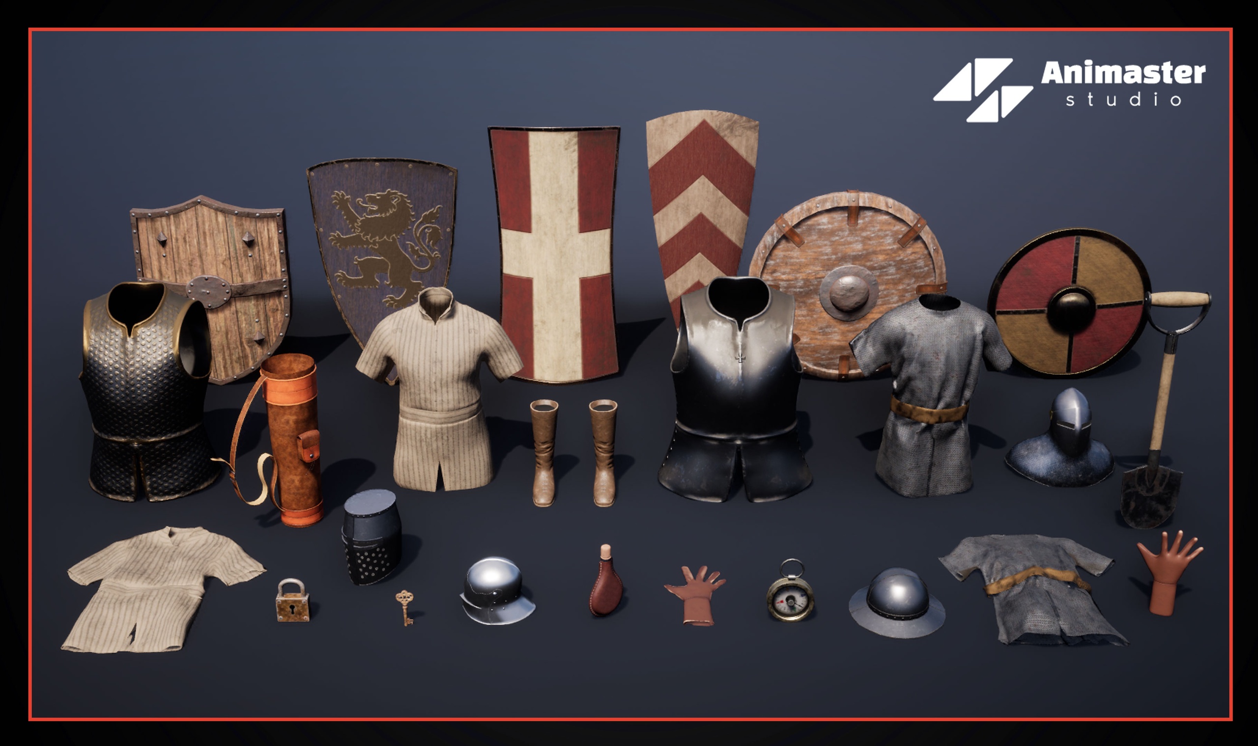 Media 1 for listing Medieval Warrior Props Kit