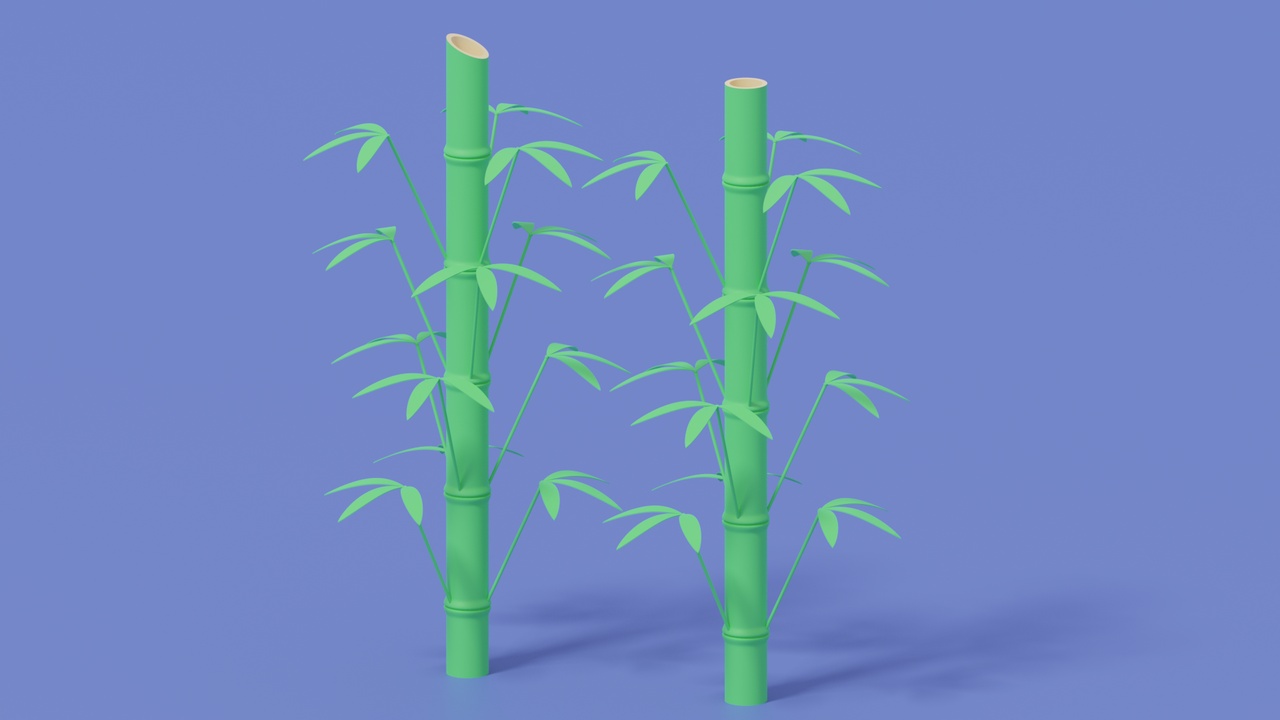 Multimedia 1 dla listy Cartoon Bamboo Tree