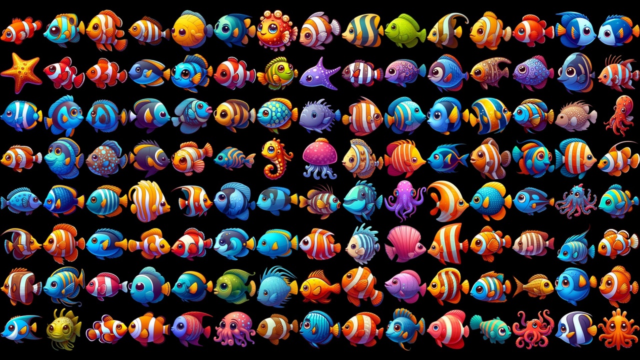 Media 1 for listing Fishes - 700+ Sprites