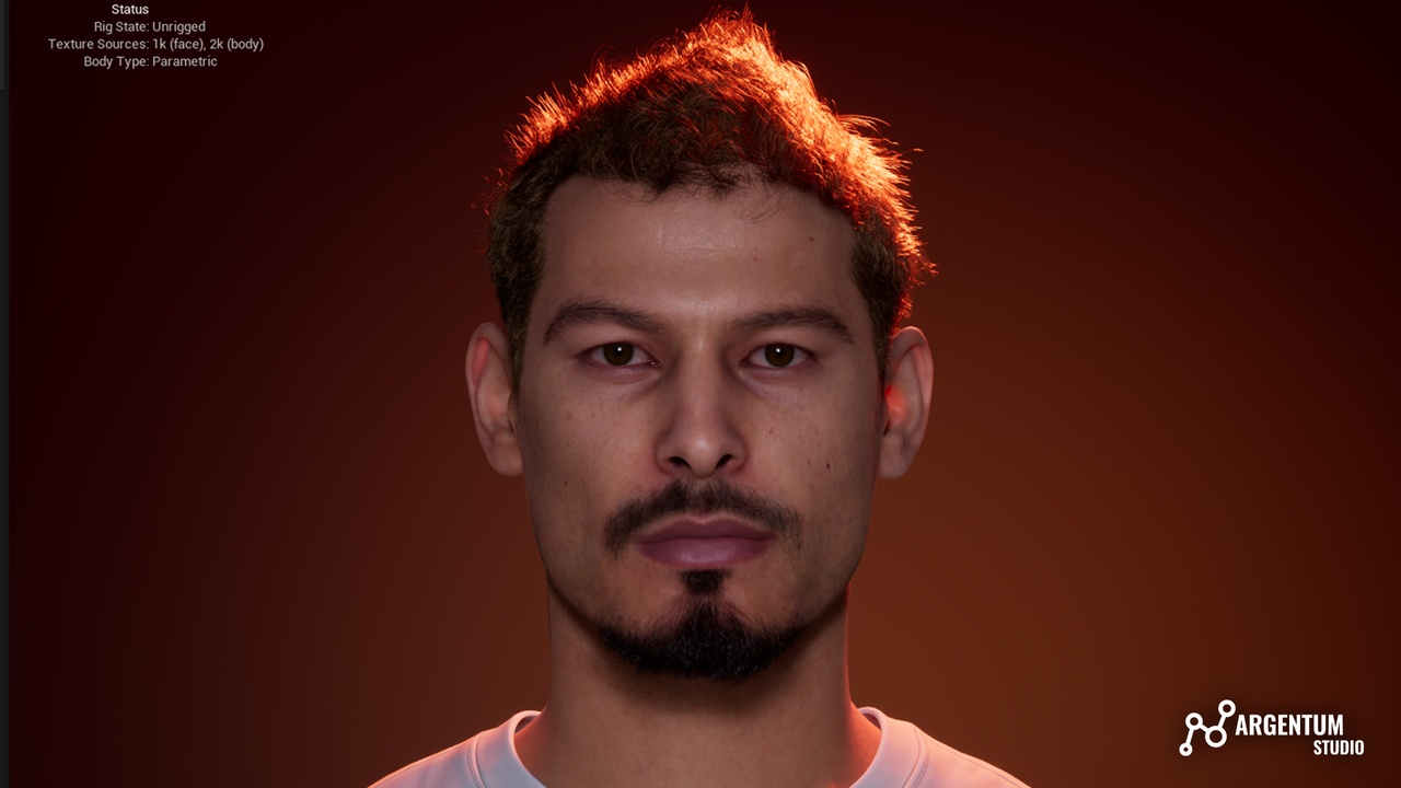Media 1 for listing Male Short Hair - Argentum - M003