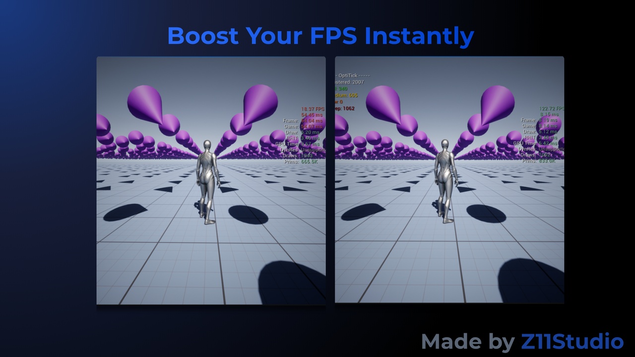 OptiTick – Automatic Actor Performance Optimization | Fab