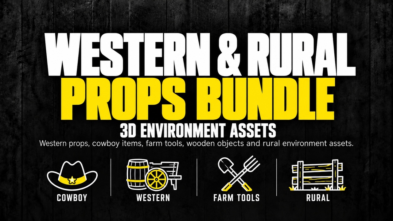 Media 1 for listing Western & Rural Props Bundle
