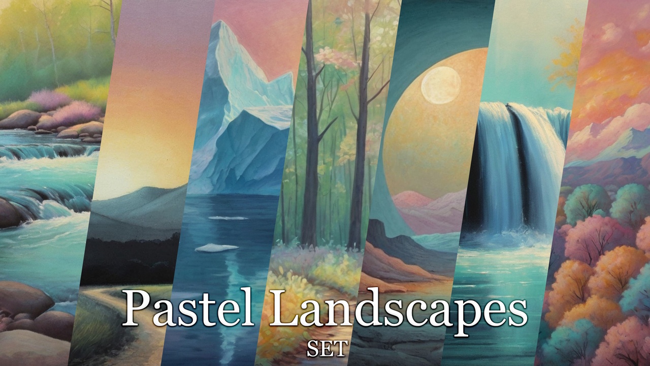 Media 1 for listing Pastel Landscapes