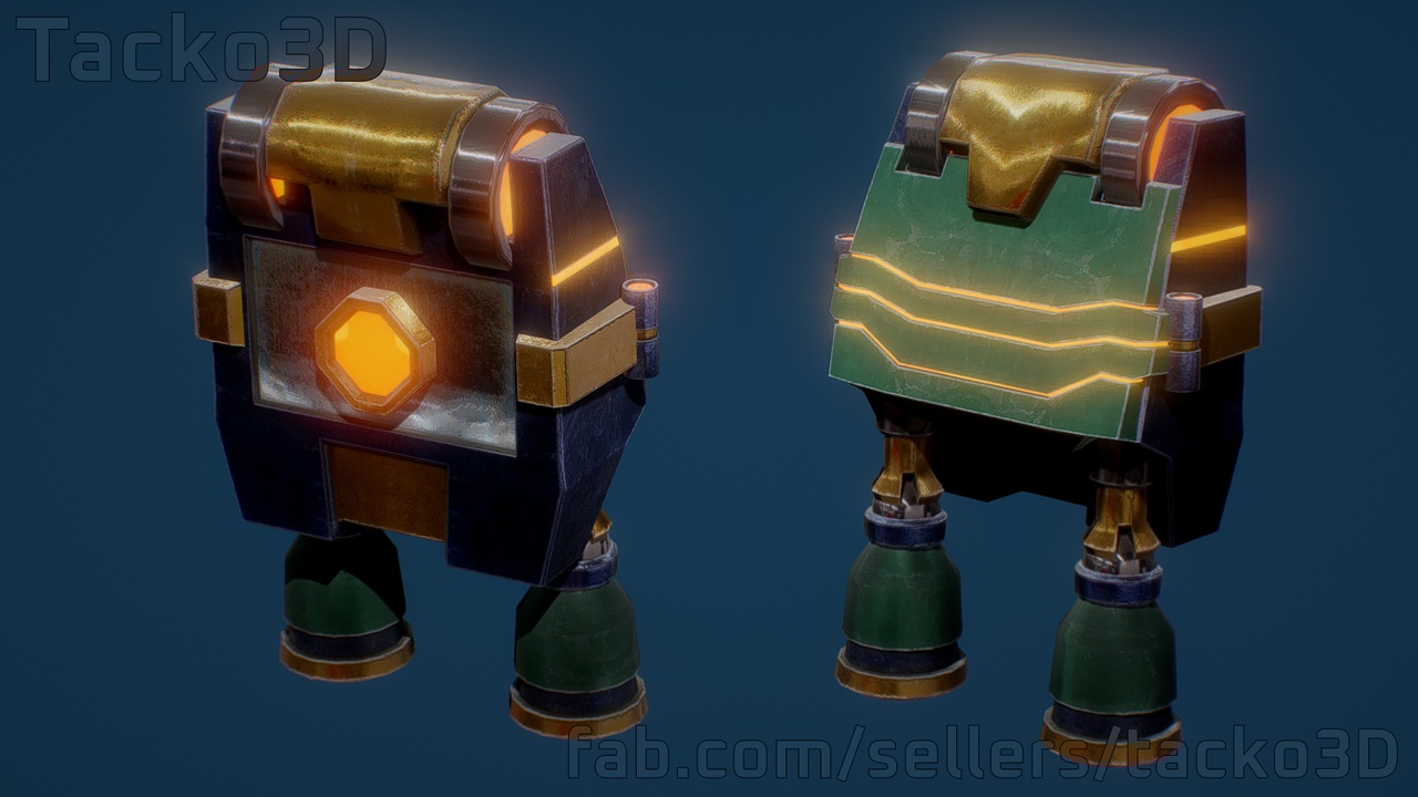 Media 1 for listing Robot Jetpack - Gladiator Androids Pack