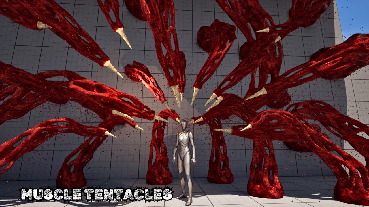 Procedural Muscle Tentacles | Fab