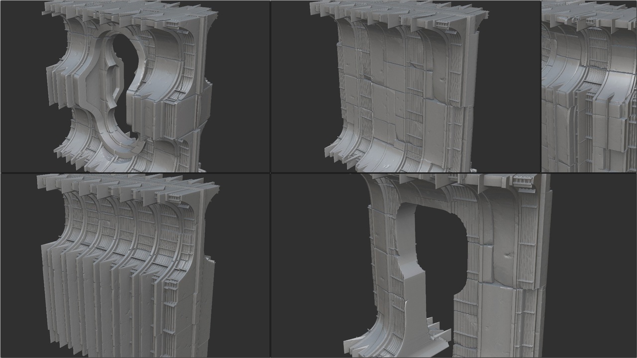 Media 1 for listing Temple of Wind High Poly Sculpt 26 Meshes Vol 2