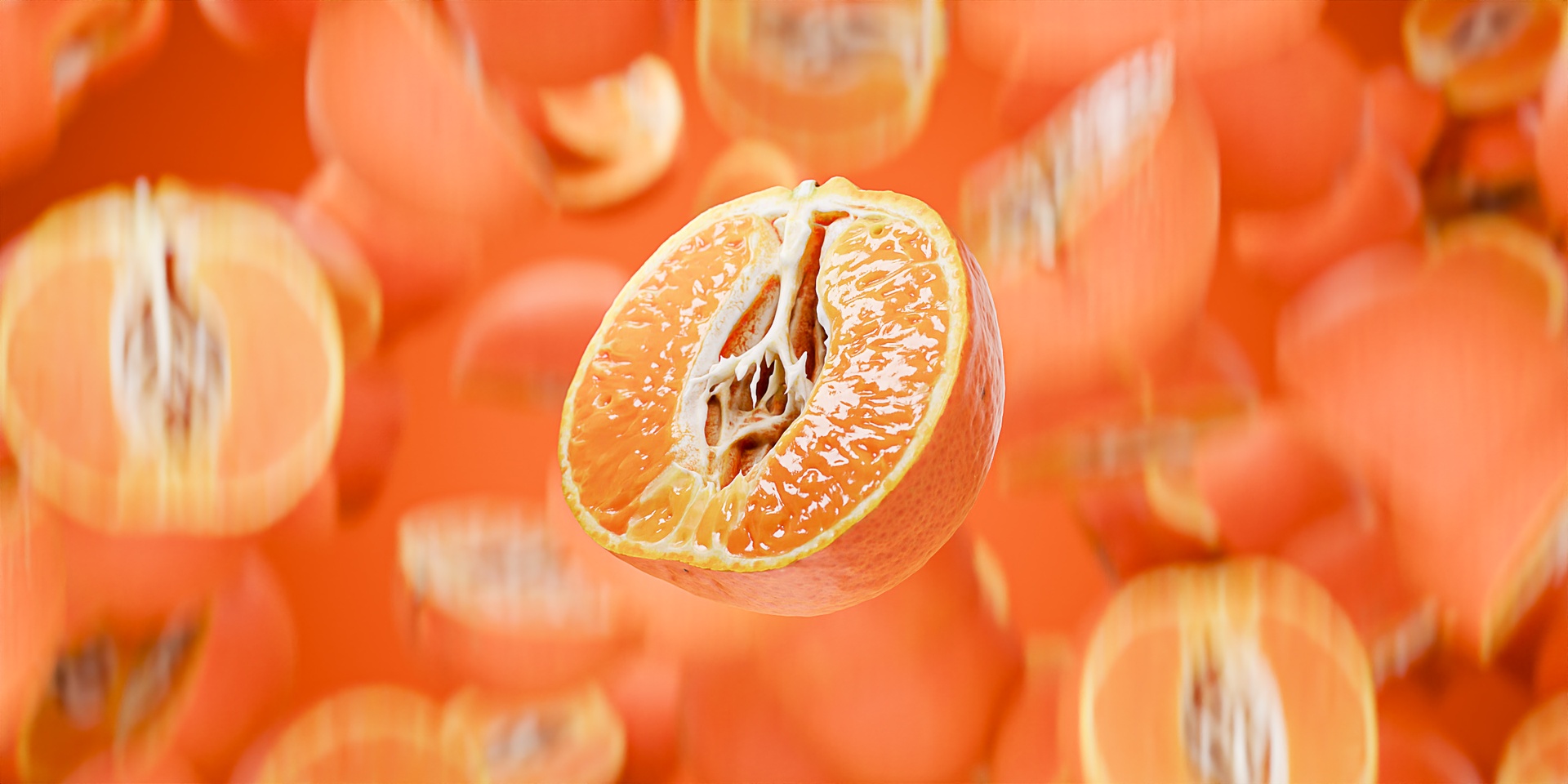 Media 1 for listing 3D Scan - Orange_Half_1
